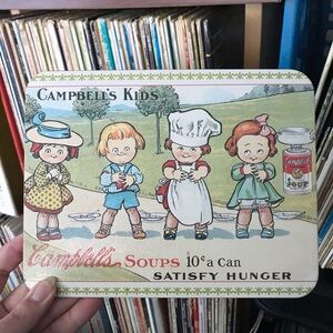 Campbell's Kids Vintage Tin Sign - Colorful Illustration